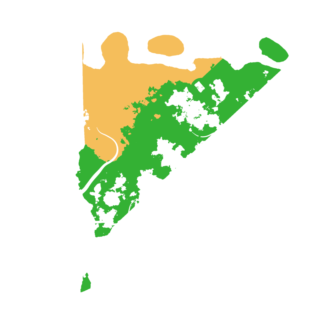 Biome Rust Map: Procedural Map, Size: 3400, Seed: 78352