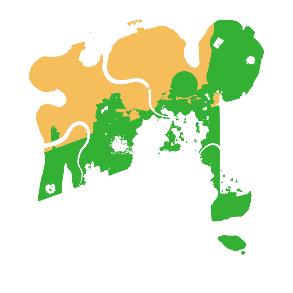 Biome Rust Map: Procedural Map, Size: 3000, Seed: 1060873273