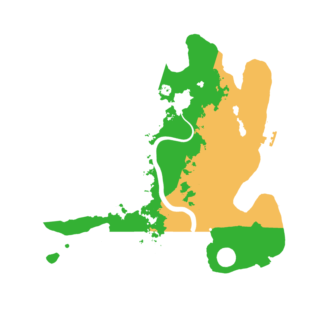 Biome Rust Map: Procedural Map, Size: 3000, Seed: 1017839192