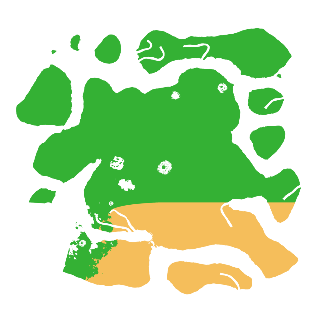 Biome Rust Map: Procedural Map, Size: 3500, Seed: 23990819