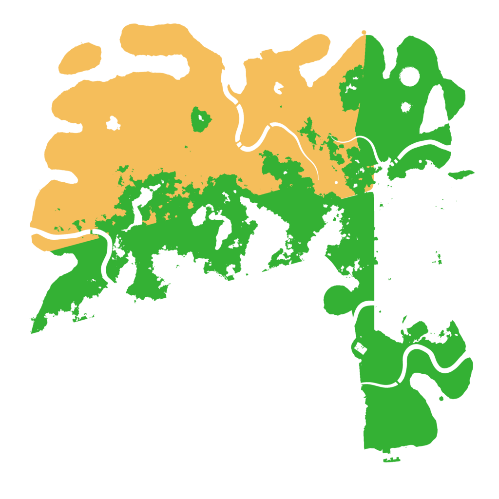 Biome Rust Map: Procedural Map, Size: 4500, Seed: 643857946