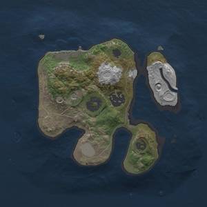 Thumbnail Rust Map: Procedural Map, Size: 2000, Seed: 40, 8 Monuments