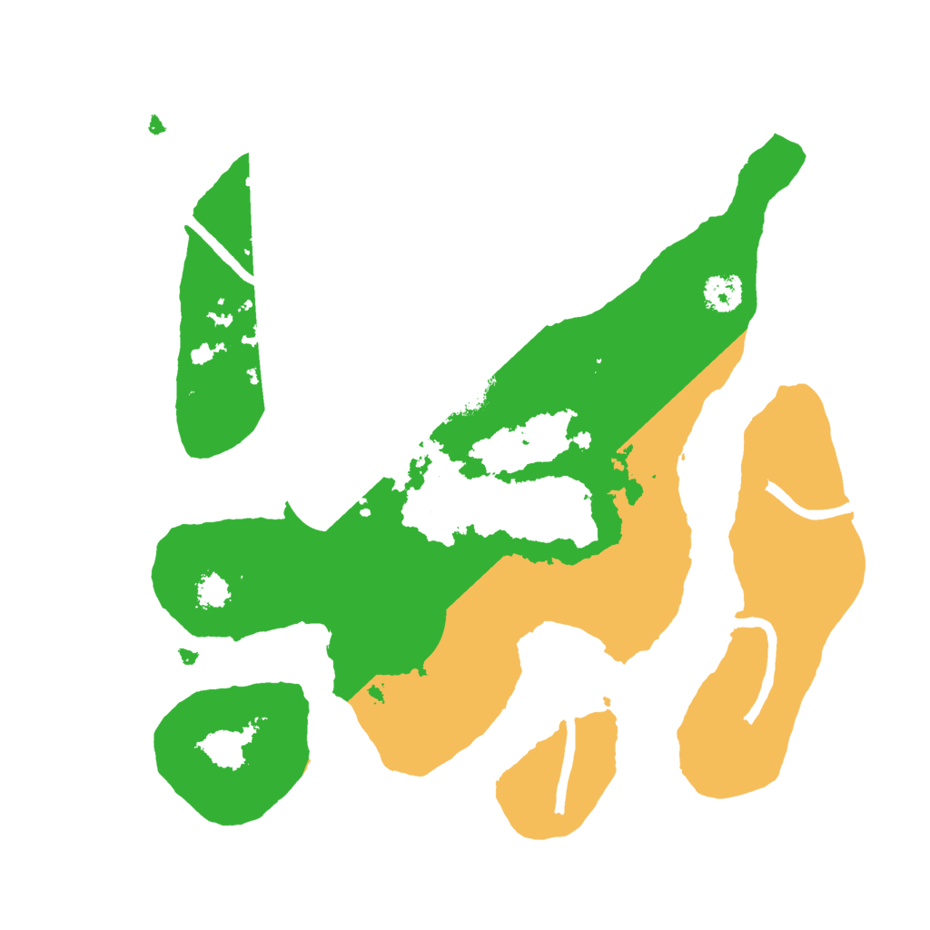 Biome Rust Map: Procedural Map, Size: 2500, Seed: 108039843