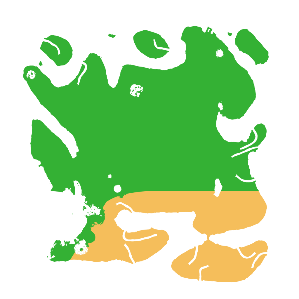 Biome Rust Map: Procedural Map, Size: 3500, Seed: 1061415073