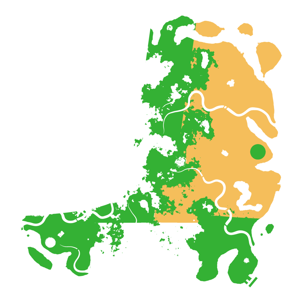 Biome Rust Map: Procedural Map, Size: 5100, Seed: 469018