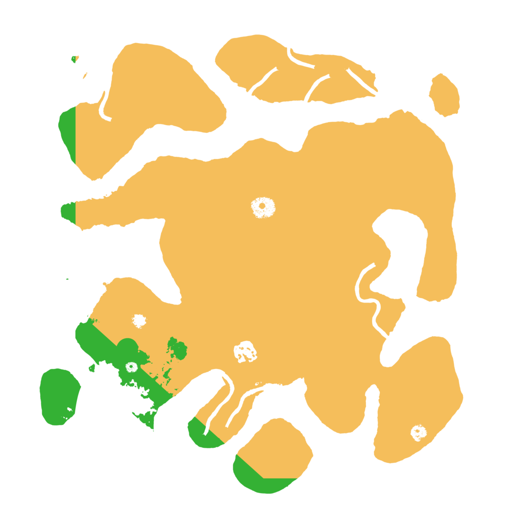 Biome Rust Map: Procedural Map, Size: 3500, Seed: 997554089