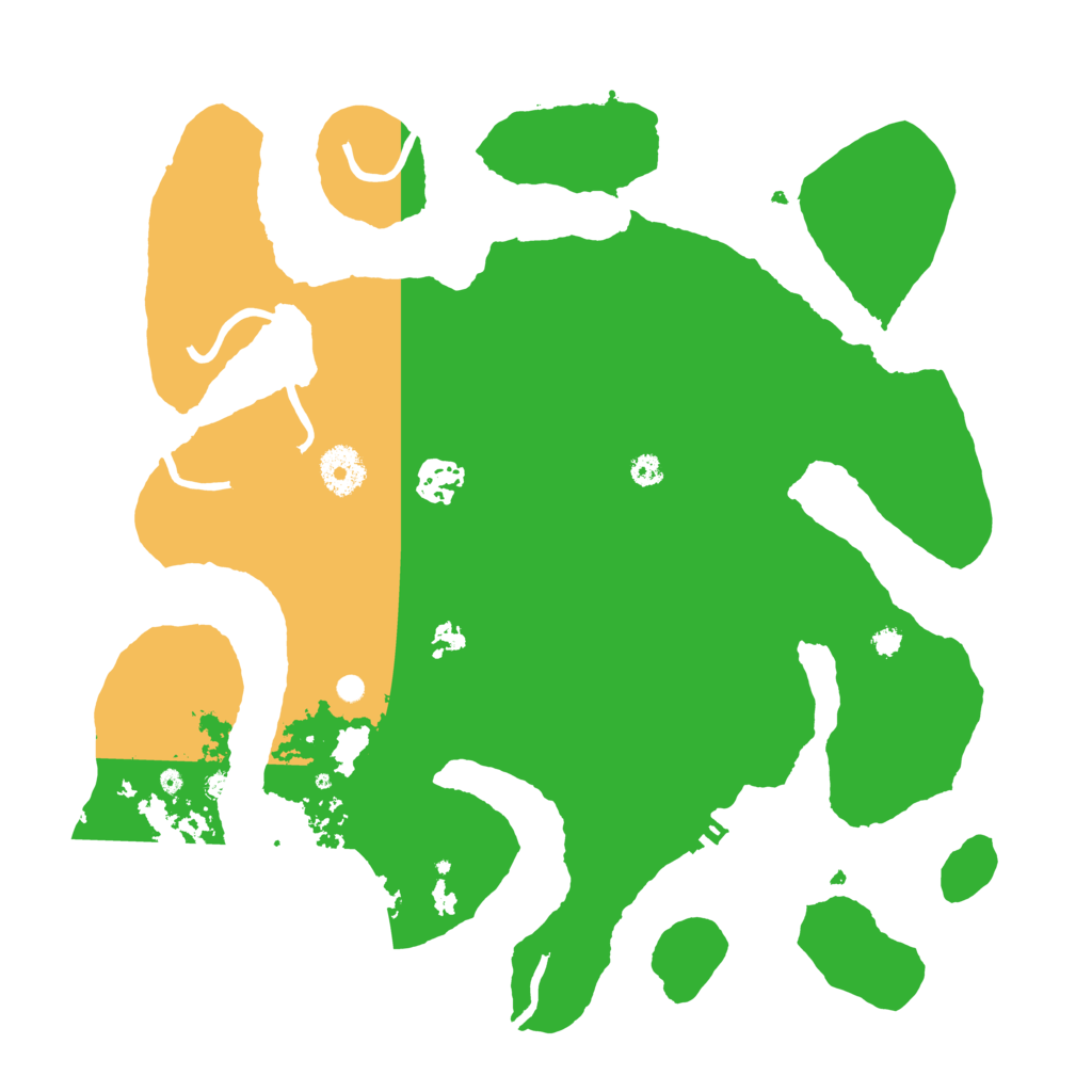 Biome Rust Map: Procedural Map, Size: 3500, Seed: 576499427