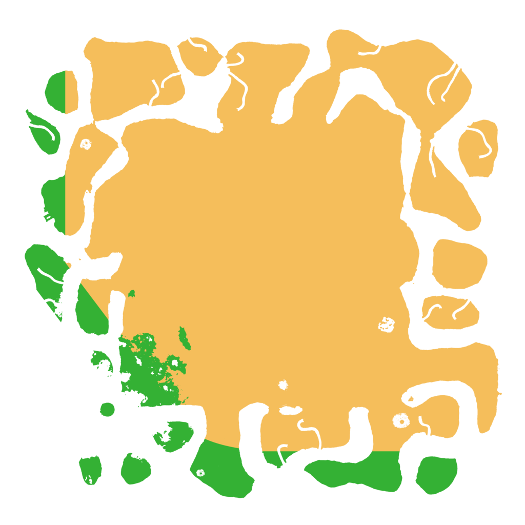 Biome Rust Map: Procedural Map, Size: 5000, Seed: 607608609