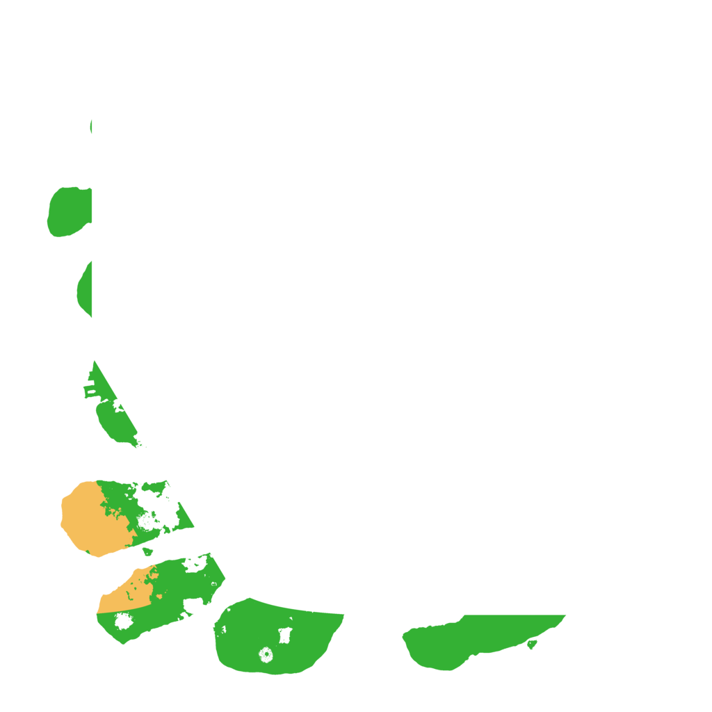 Biome Rust Map: Procedural Map, Size: 3650, Seed: 33728