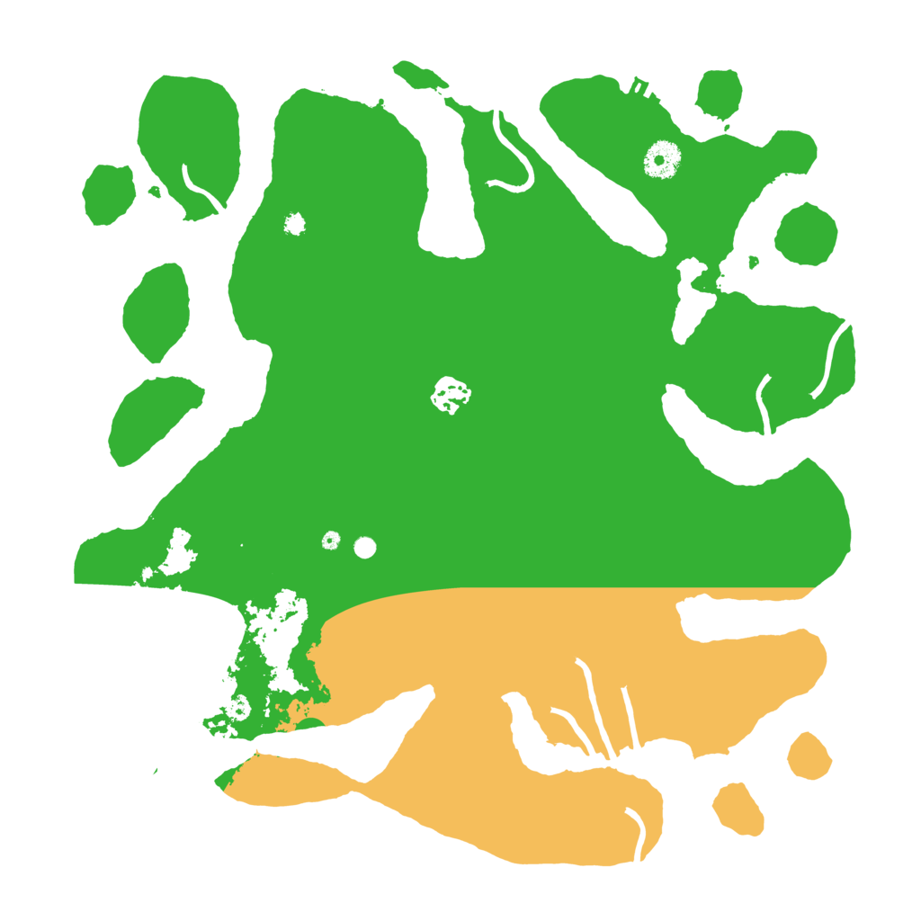 Biome Rust Map: Procedural Map, Size: 3700, Seed: 1152228202