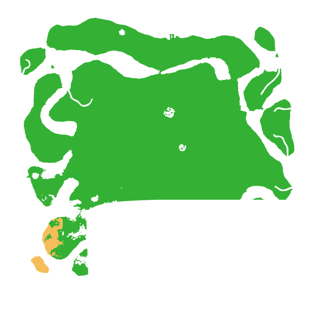 Biome Rust Map: Procedural Map, Size: 4500, Seed: 40955718