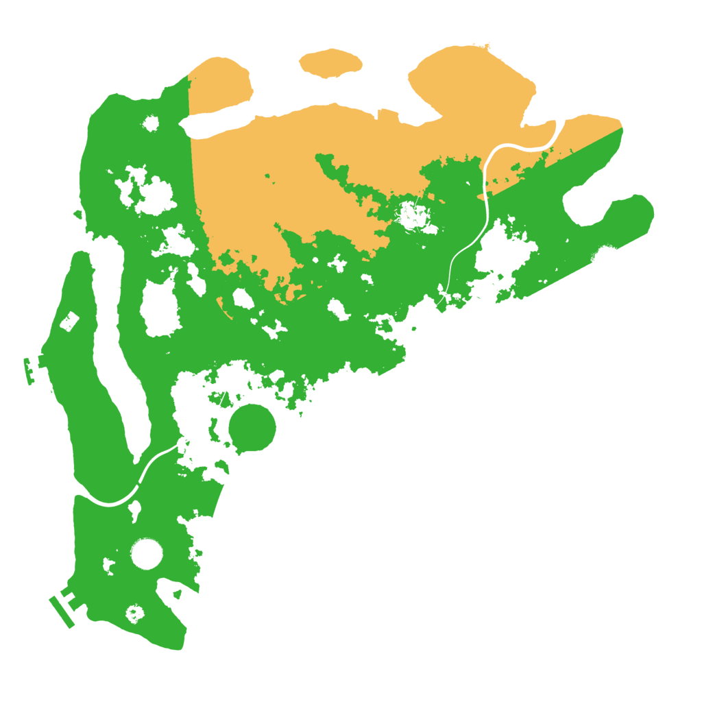 Biome Rust Map: Procedural Map, Size: 3950, Seed: 1799474953