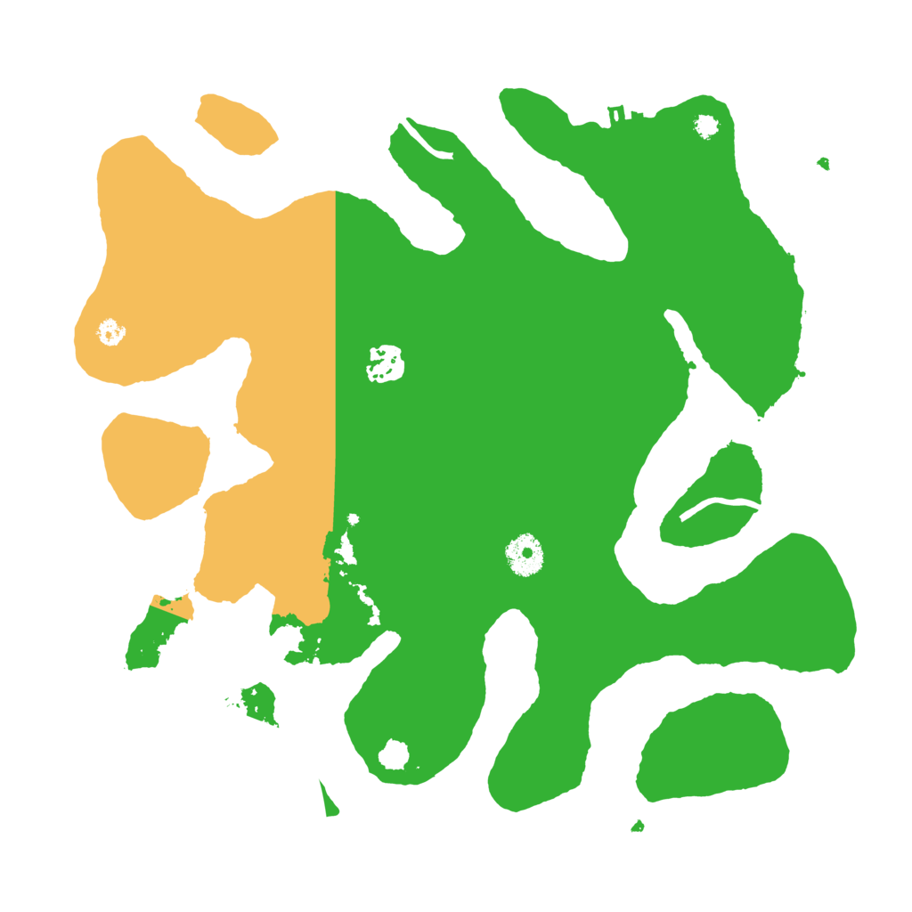 Biome Rust Map: Procedural Map, Size: 3500, Seed: 1663947695