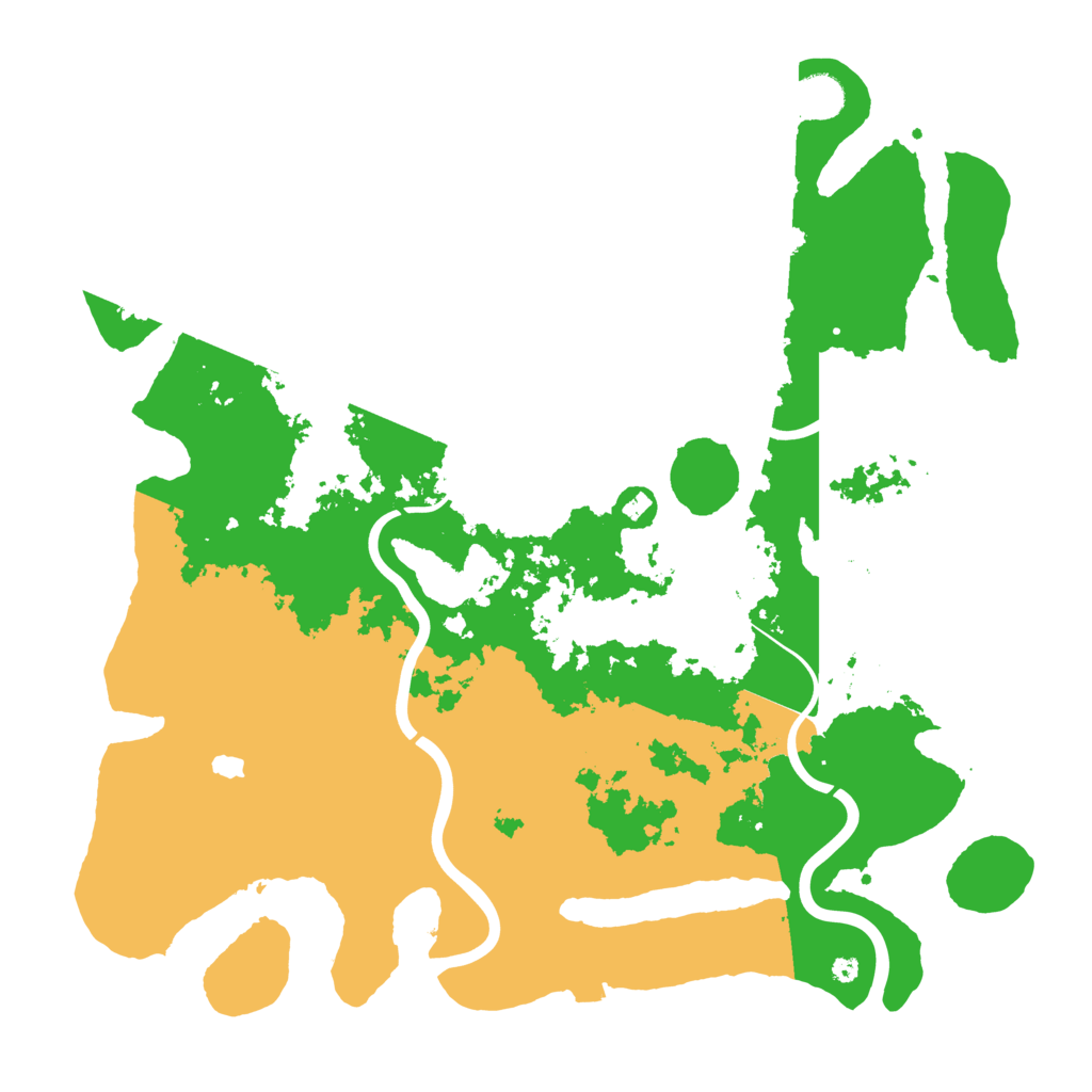 Biome Rust Map: Procedural Map, Size: 4200, Seed: 520245873
