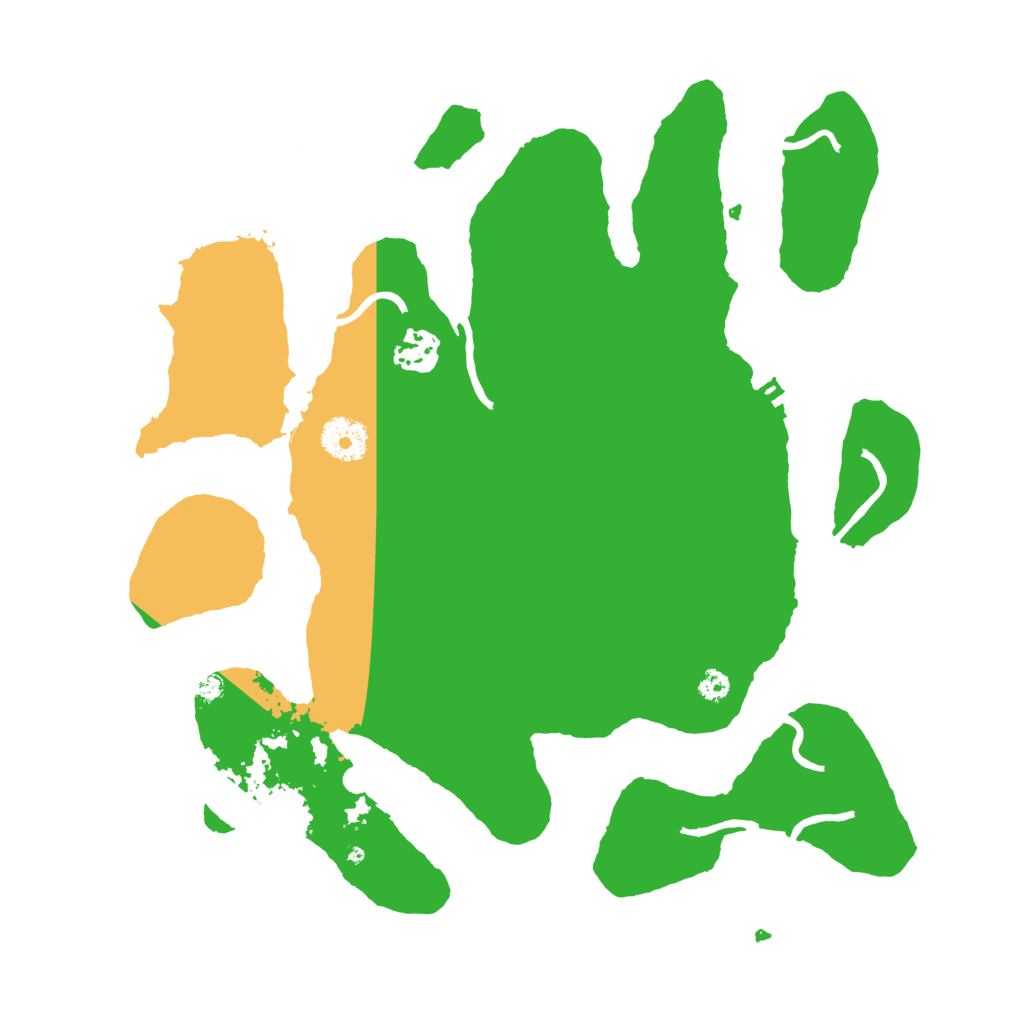 Biome Rust Map: Procedural Map, Size: 3400, Seed: 1121