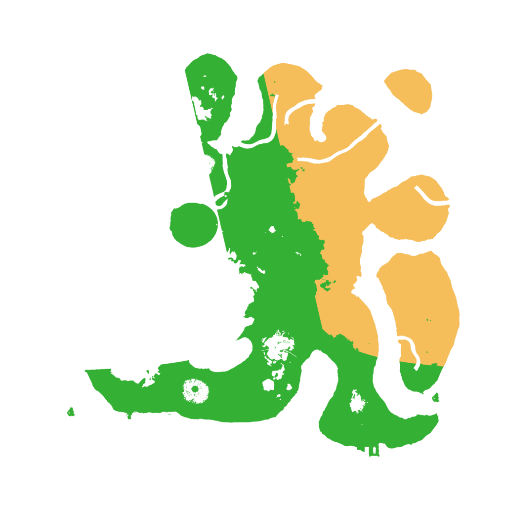 Biome Rust Map: Procedural Map, Size: 3000, Seed: 64868486