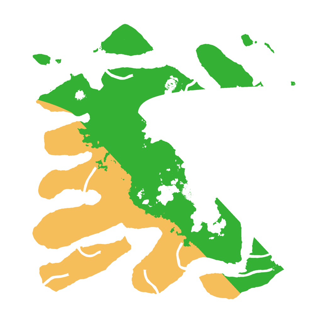 Biome Rust Map: Procedural Map, Size: 3000, Seed: 2431129
