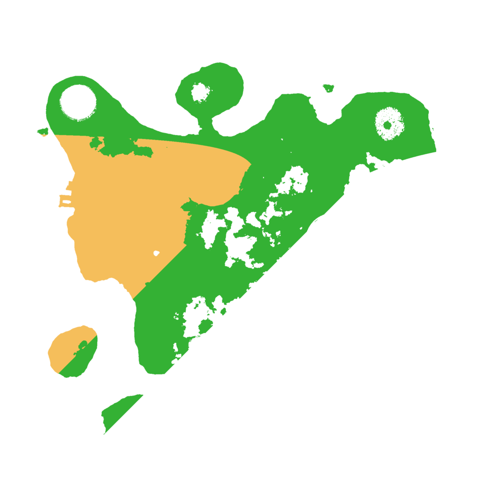 Biome Rust Map: Procedural Map, Size: 2500, Seed: 445
