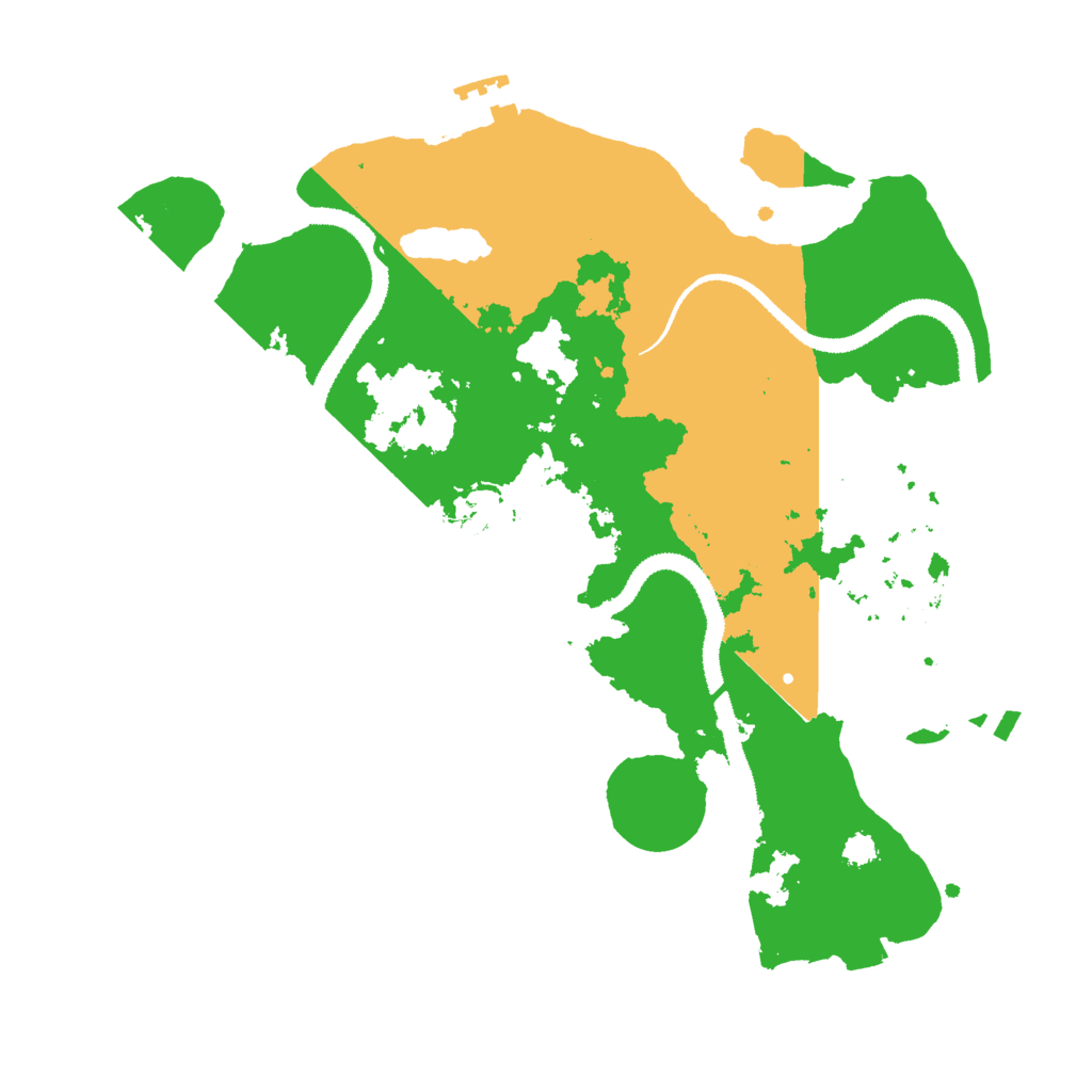 Biome Rust Map: Procedural Map, Size: 3000, Seed: 876314289