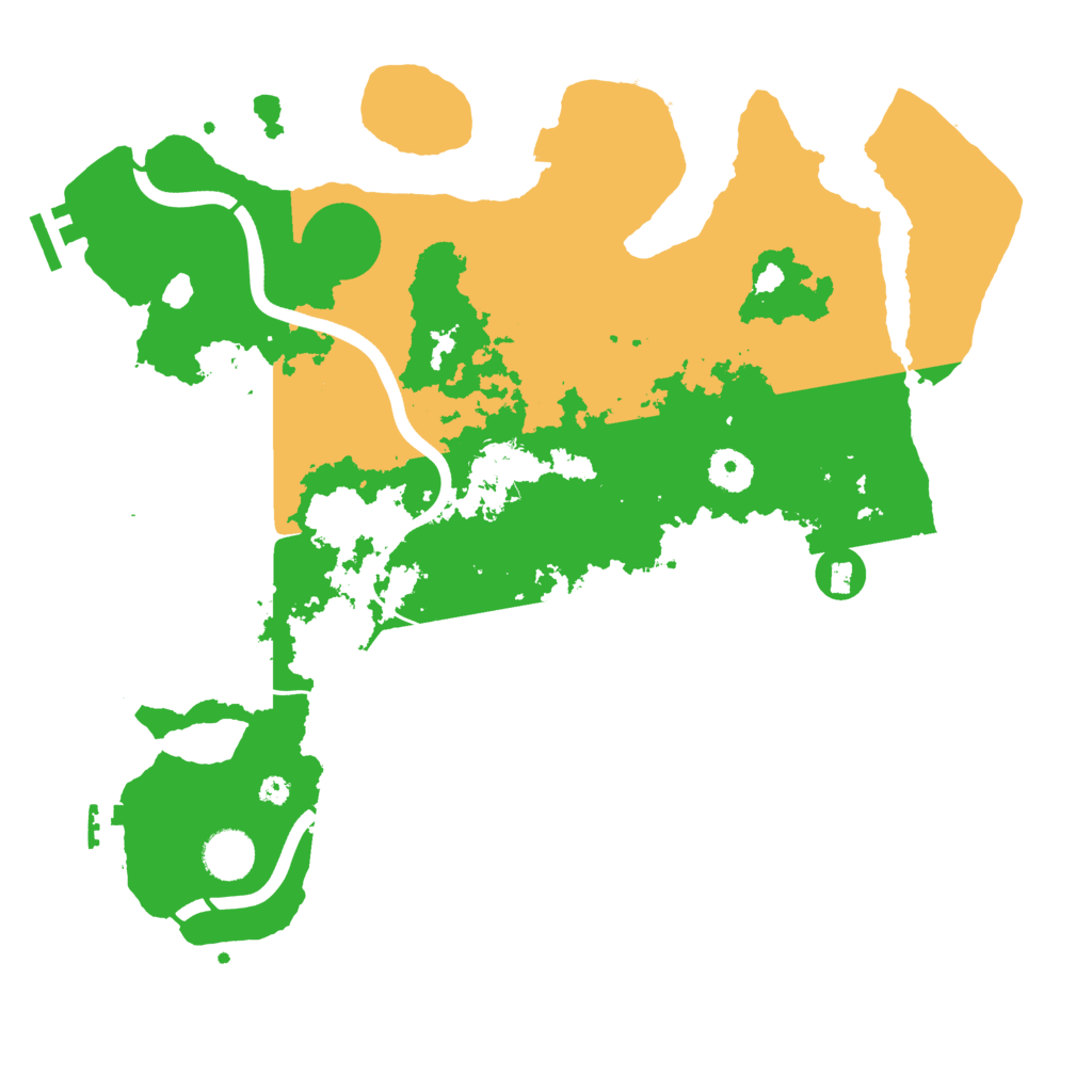 Biome Rust Map: Procedural Map, Size: 3750, Seed: 890586