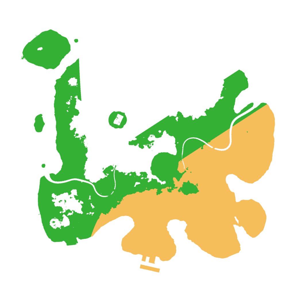 Biome Rust Map: Procedural Map, Size: 3000, Seed: 614145