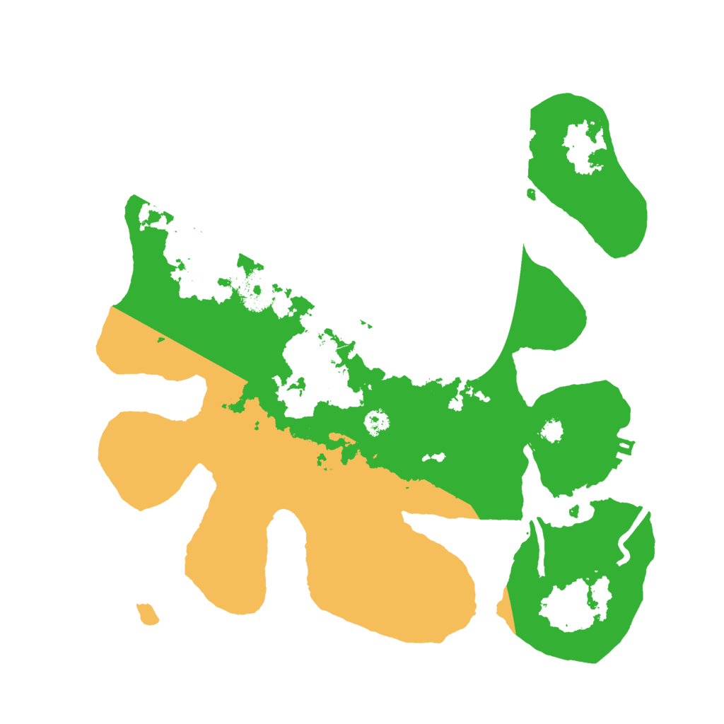 Biome Rust Map: Procedural Map, Size: 3000, Seed: 508876