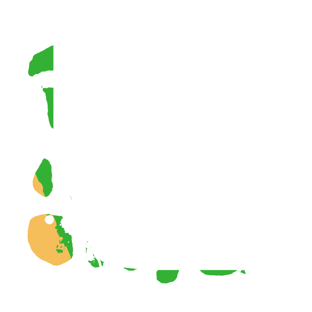 Biome Rust Map: Procedural Map, Size: 3200, Seed: 7488867