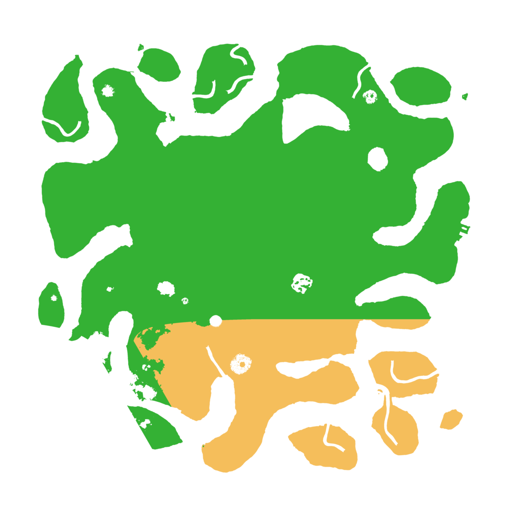 Biome Rust Map: Procedural Map, Size: 3800, Seed: 584225596