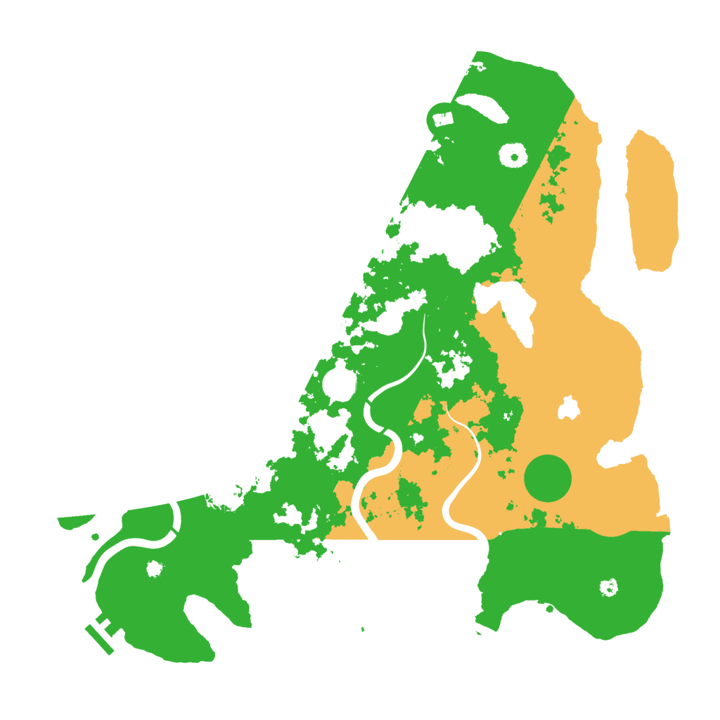 Biome Rust Map: Procedural Map, Size: 4000, Seed: 35907781