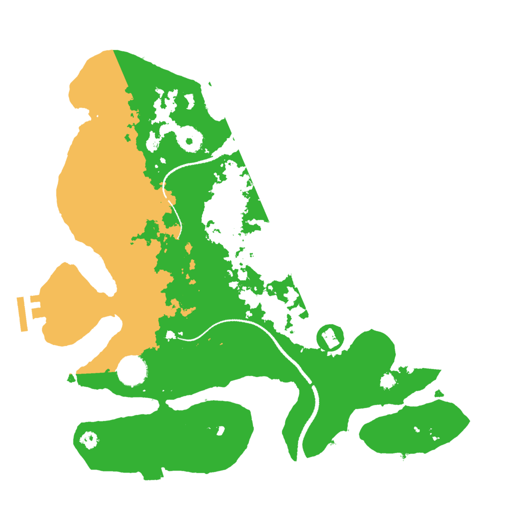 Biome Rust Map: Procedural Map, Size: 3000, Seed: 309642