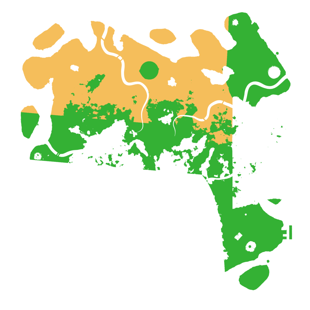 Biome Rust Map: Procedural Map, Size: 4500, Seed: 17953