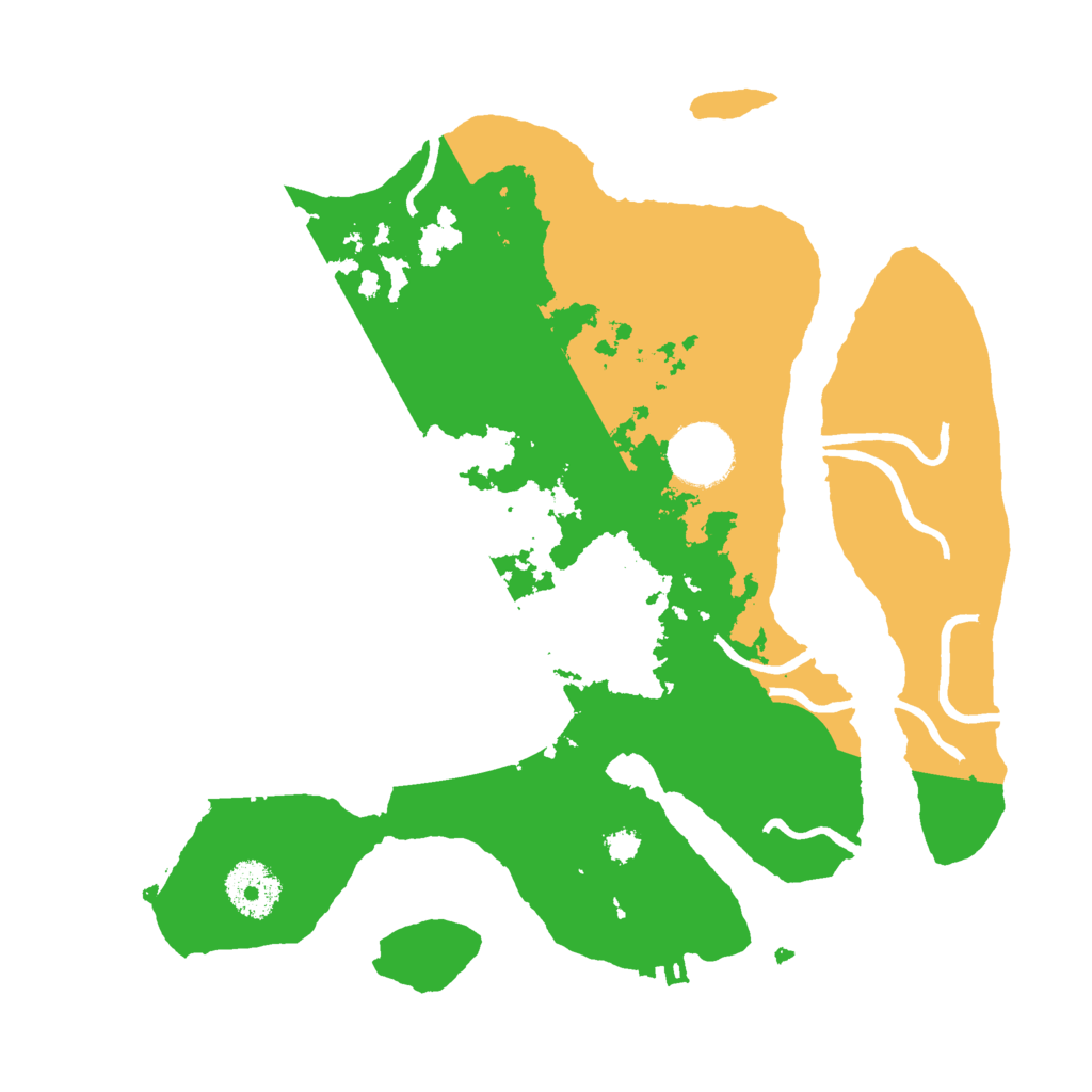 Biome Rust Map: Procedural Map, Size: 3000, Seed: 817827245