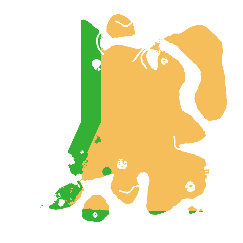 Biome Rust Map: Procedural Map, Size: 3500, Seed: 224713119