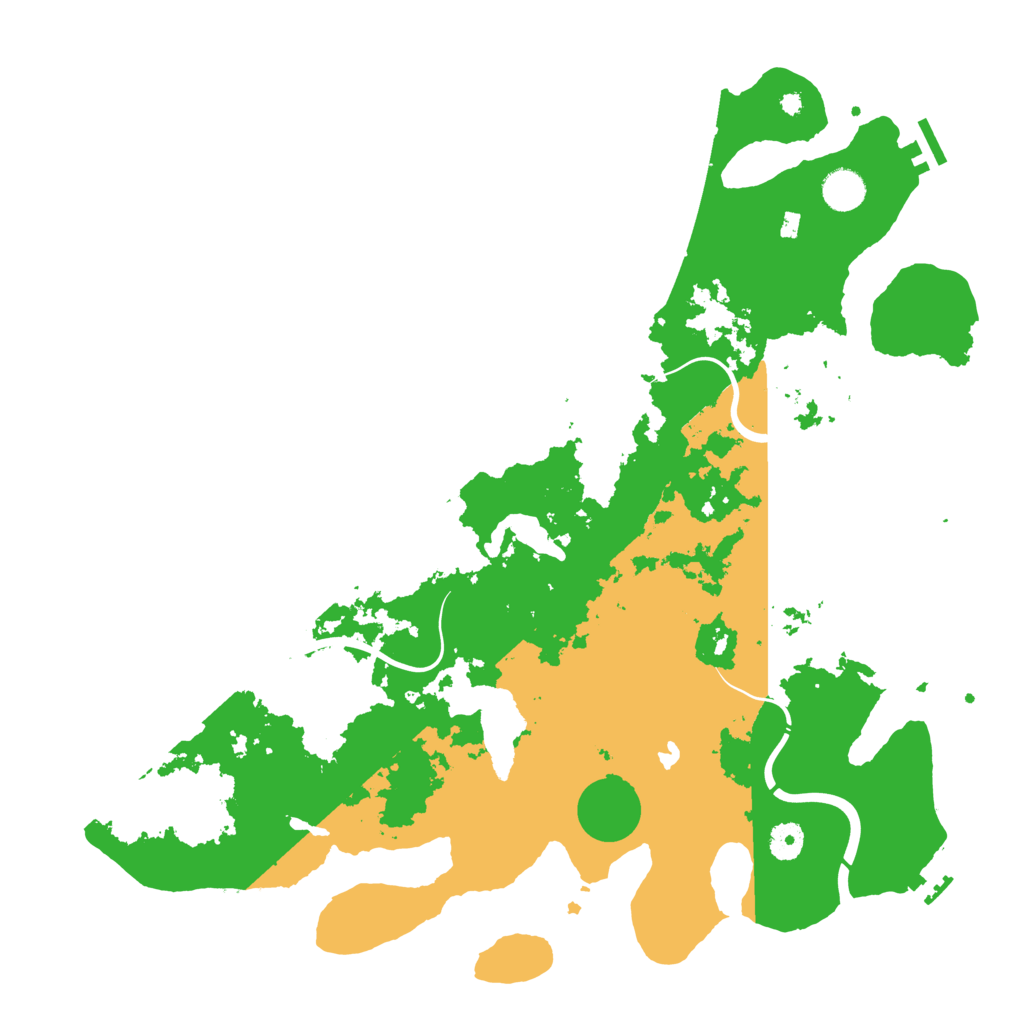 Biome Rust Map: Procedural Map, Size: 4250, Seed: 520520255