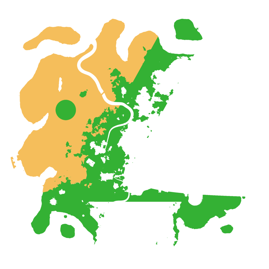 Biome Rust Map: Procedural Map, Size: 3500, Seed: 756888