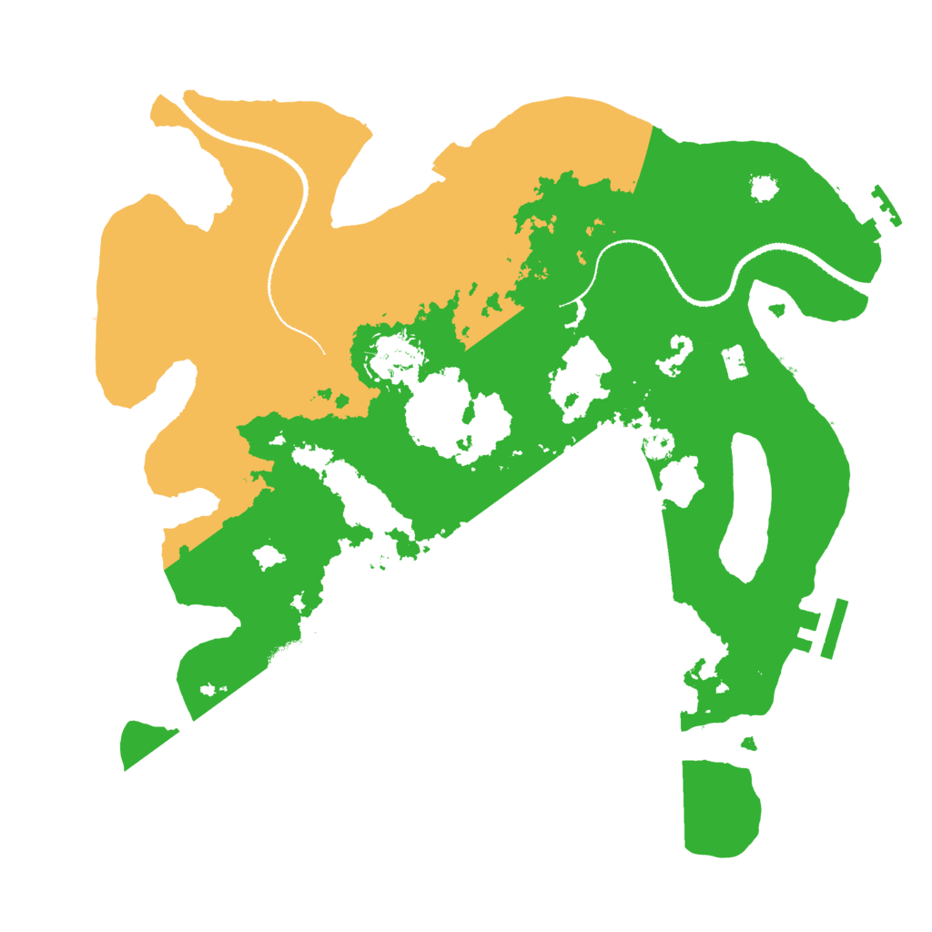 Biome Rust Map: Procedural Map, Size: 3100, Seed: 331