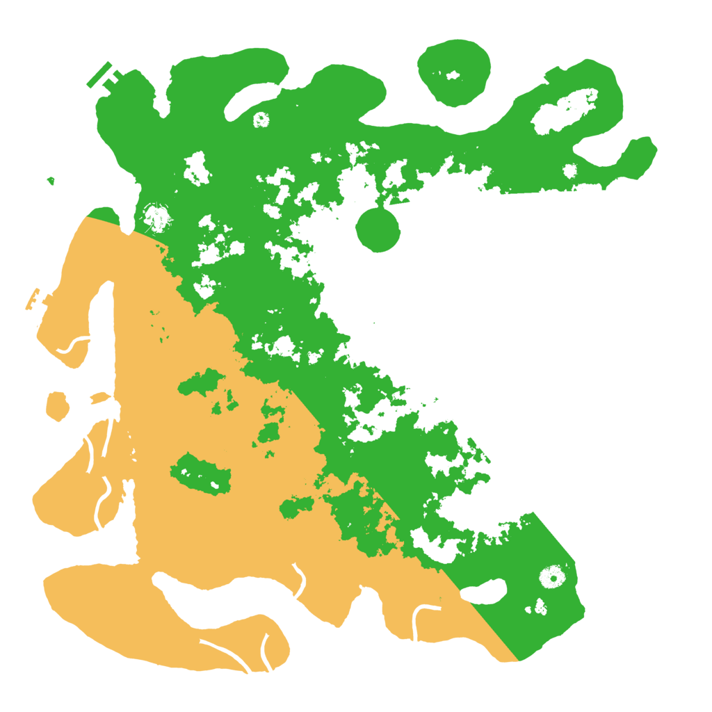 Biome Rust Map: Procedural Map, Size: 4500, Seed: 373265421