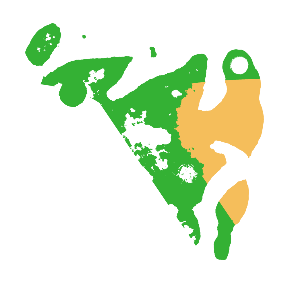 Biome Rust Map: Barren, Size: 2950, Seed: 845632