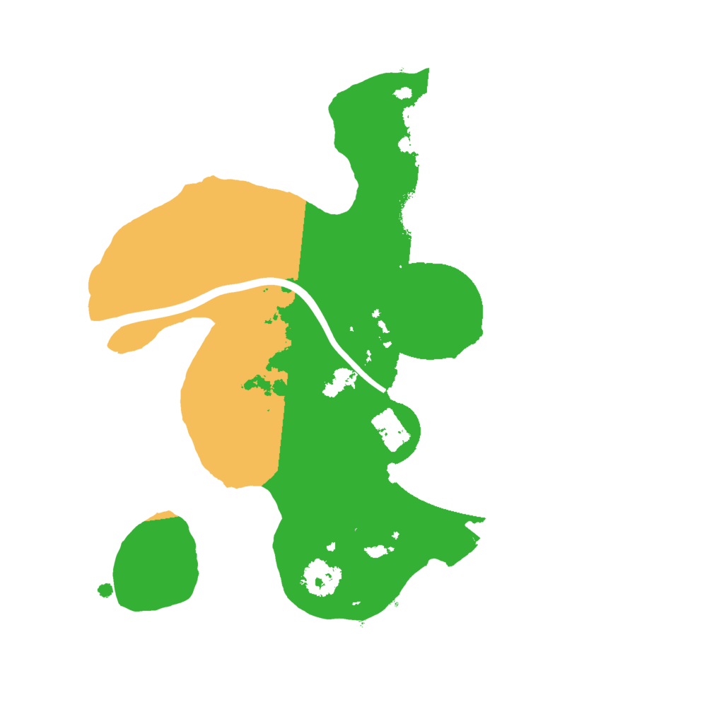 Biome Rust Map: Procedural Map, Size: 2000, Seed: 2143266021