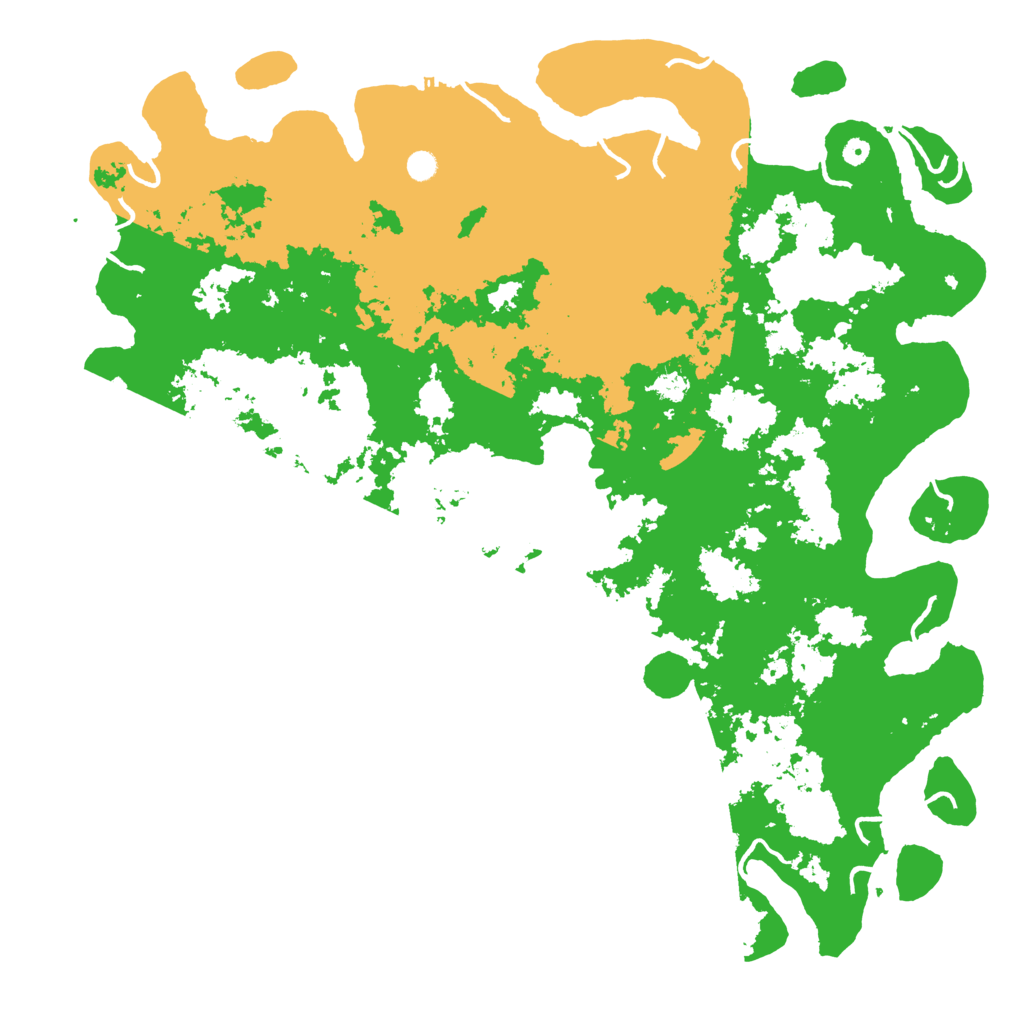 Biome Rust Map: Procedural Map, Size: 6000, Seed: 33