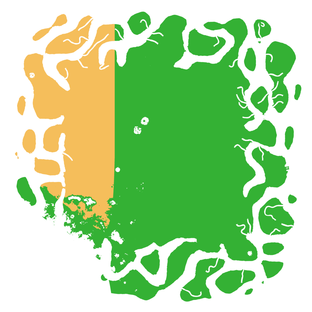 Biome Rust Map: Procedural Map, Size: 6000, Seed: 92485651