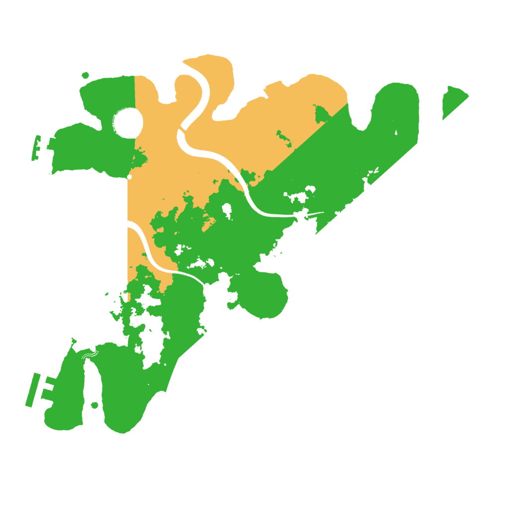 Biome Rust Map: Procedural Map, Size: 3000, Seed: 660