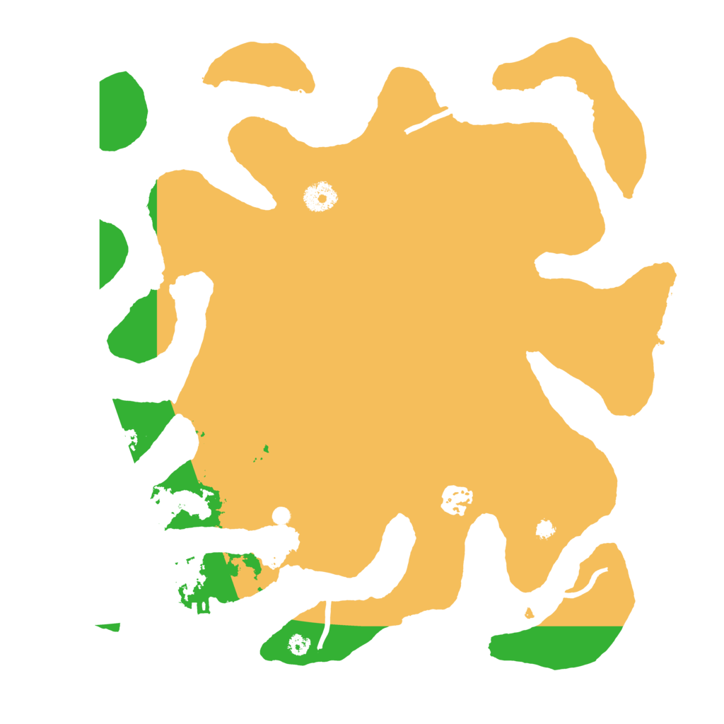 Biome Rust Map: Procedural Map, Size: 3500, Seed: 1382413501