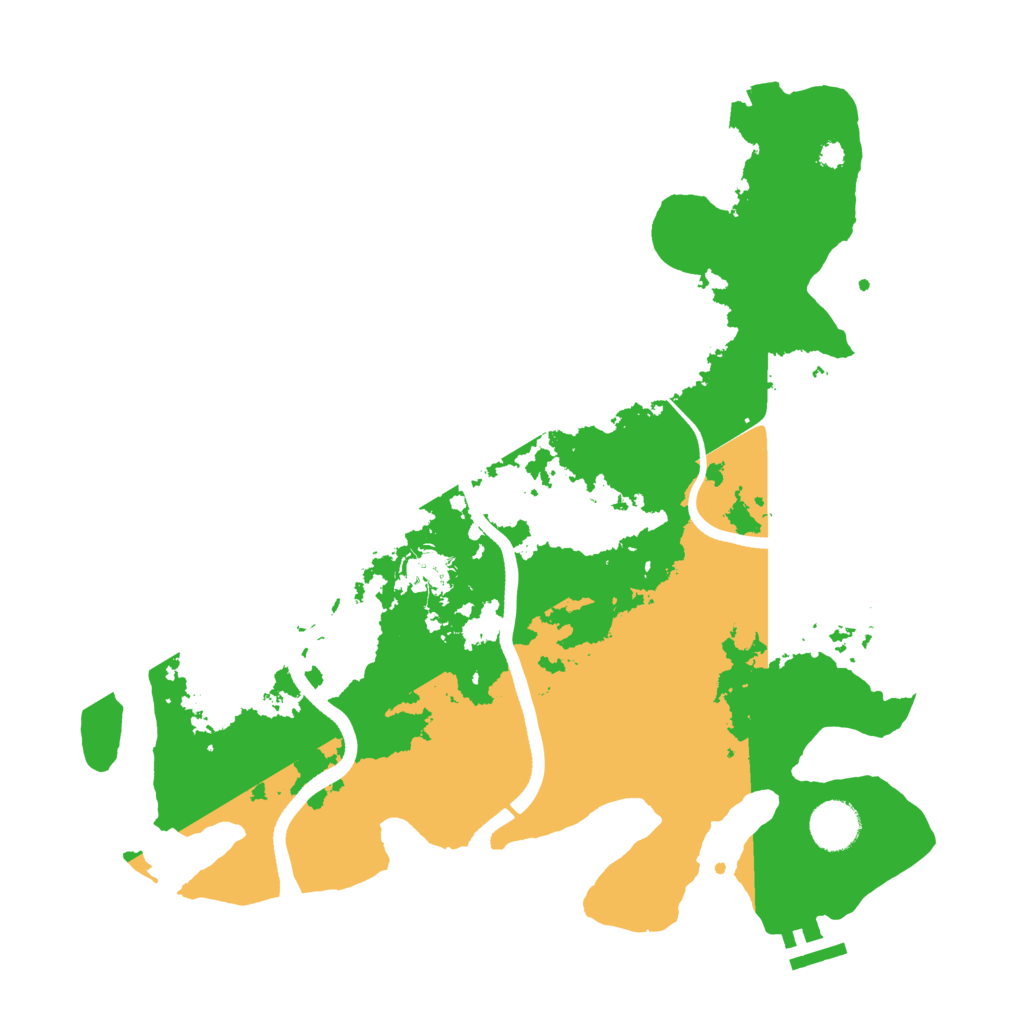 Biome Rust Map: Procedural Map, Size: 3600, Seed: 507269208