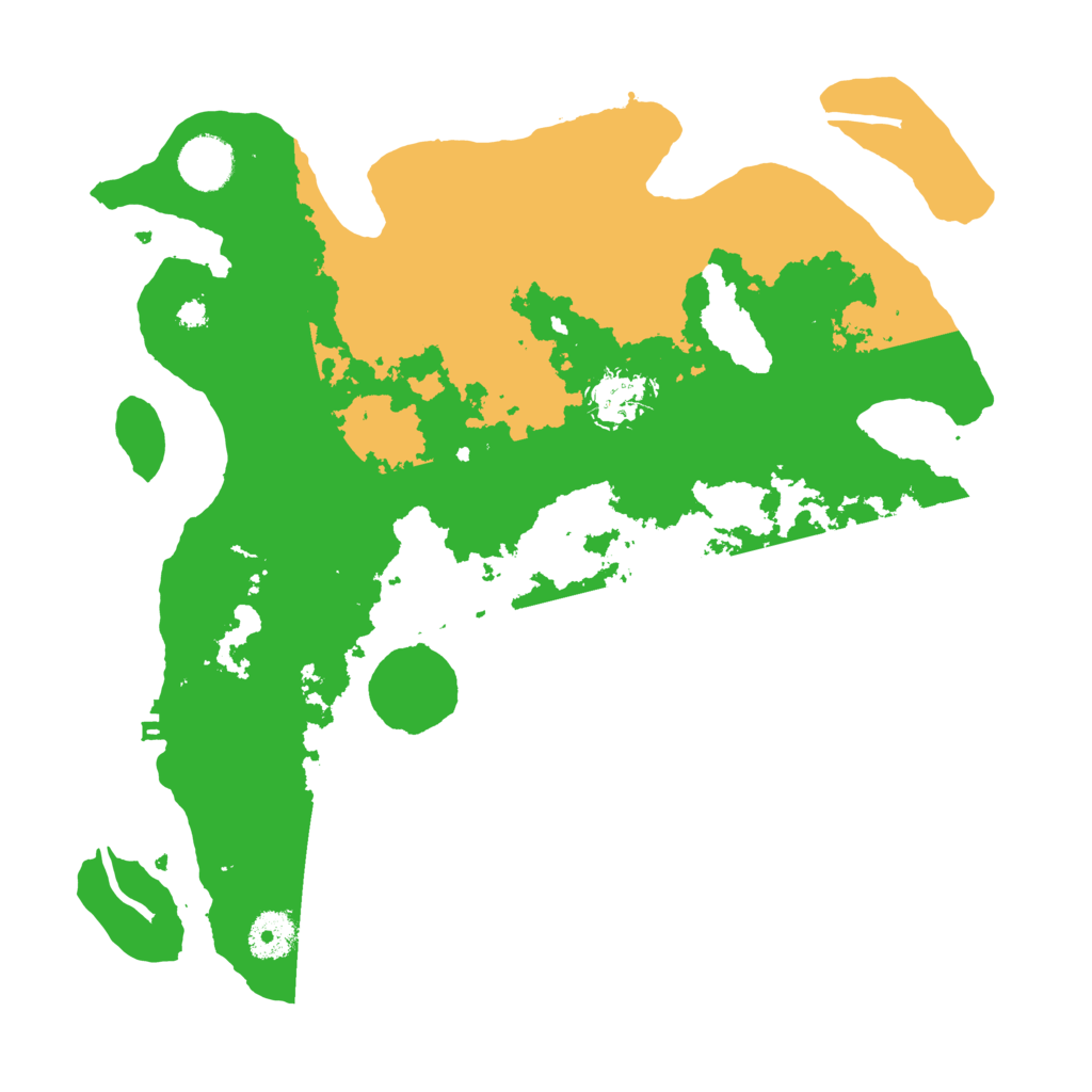 Biome Rust Map: Procedural Map, Size: 3500, Seed: 161731063