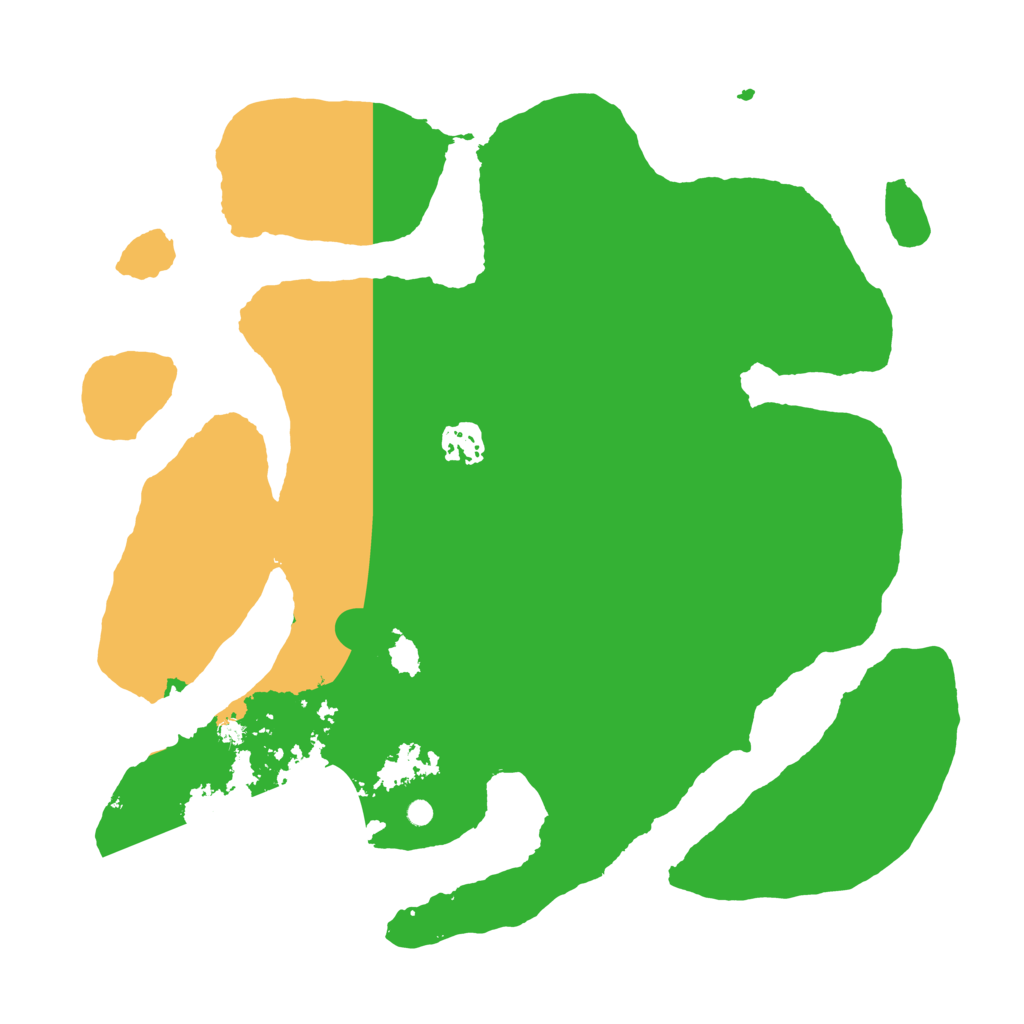 Biome Rust Map: Barren, Size: 3500, Seed: 1849054399