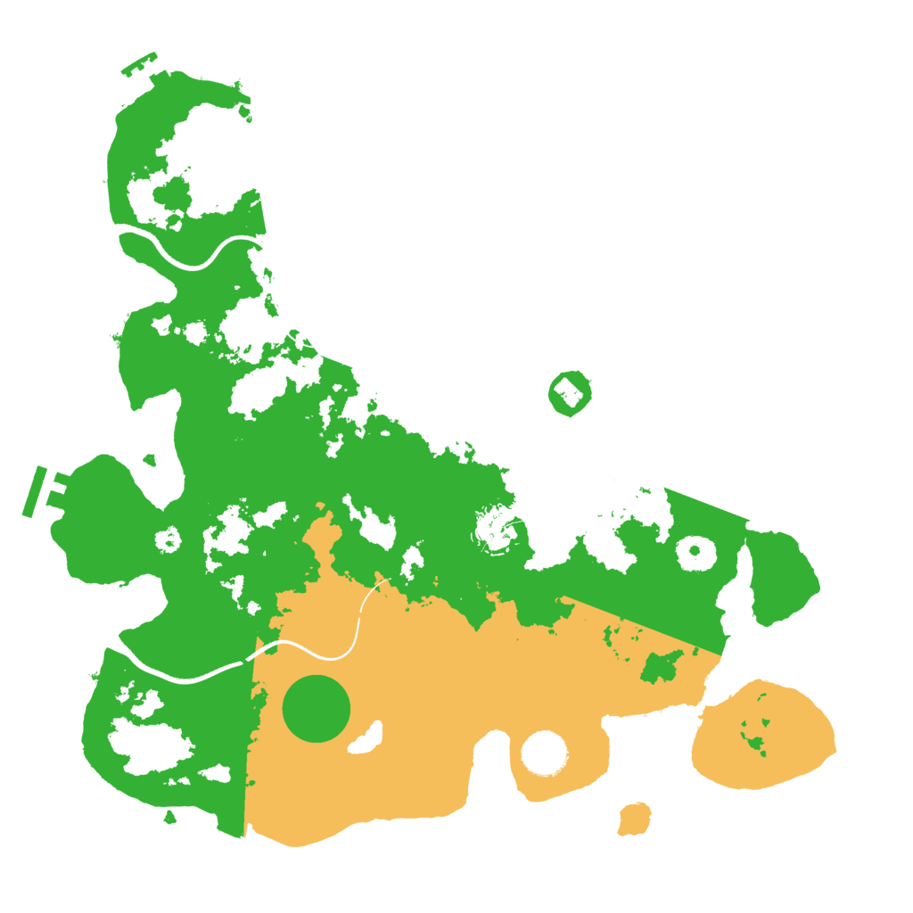 Biome Rust Map: Procedural Map, Size: 3550, Seed: 207846