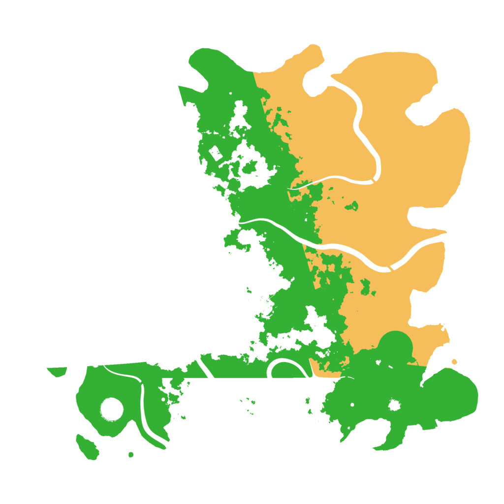 Biome Rust Map: Procedural Map, Size: 3850, Seed: 2023829341