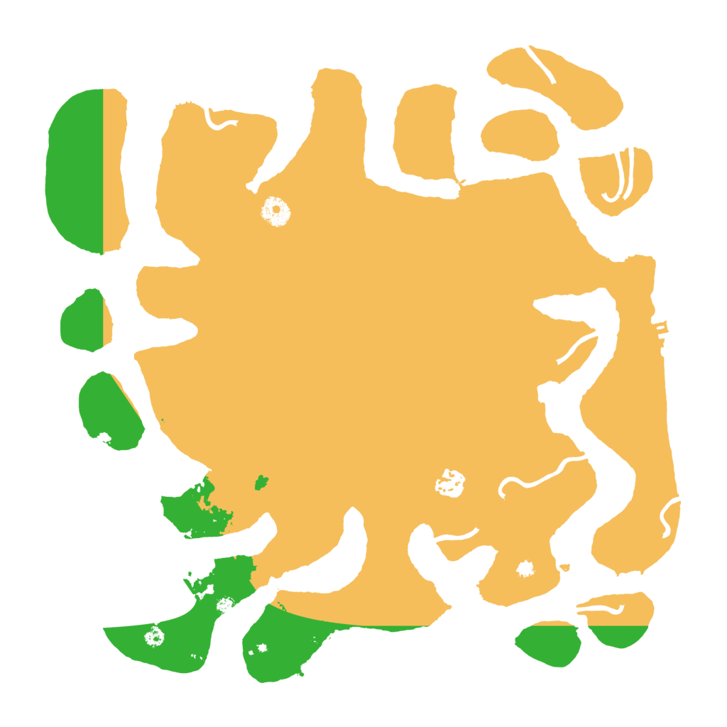 Biome Rust Map: Procedural Map, Size: 3800, Seed: 132116