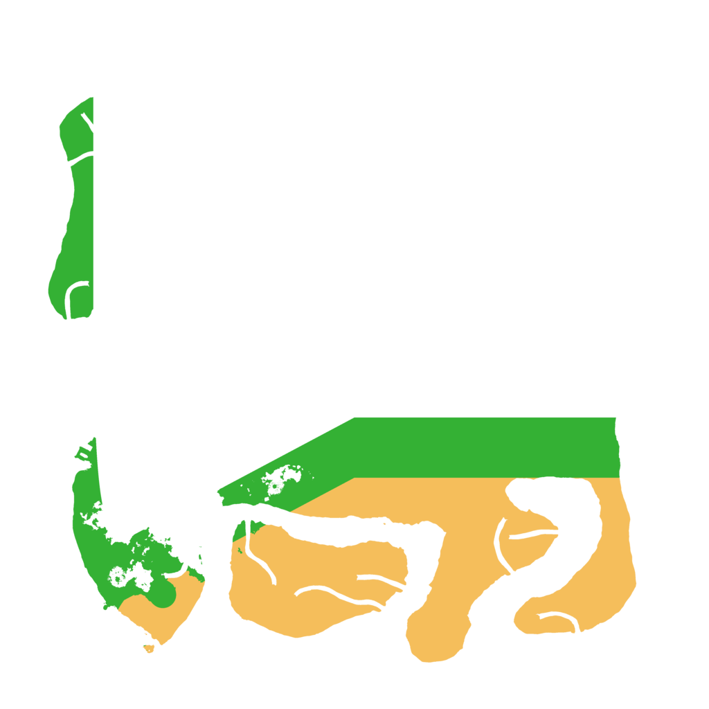 Biome Rust Map: Procedural Map, Size: 3500, Seed: 1043883574